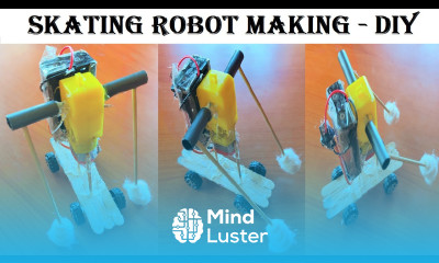 How to make Skating robot skating robot making using robo dc motor DIY at home DIY pandit