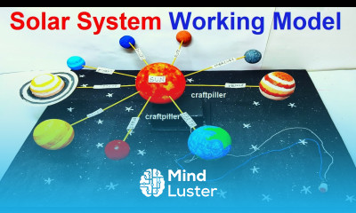 solar system working model making for science project diy at home simple and easy craftpiller