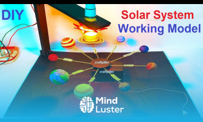 solar system working model new design innovative science project diy craftpiller