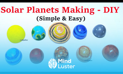 how to make the solar system planets in easy and simple manner diy craftpiller