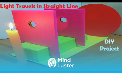 light travels in straight line working model inspire science project howtofunda physics project