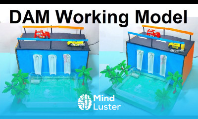 dam working model science project for exhibition simple and easy updated new design DIY pandit