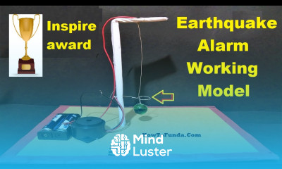 Earthquake Alarm working Model for social science exhibition project DIY at home howtofunda