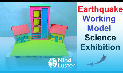 earthquake working model science project for exhibition diy sst project DIY pandit