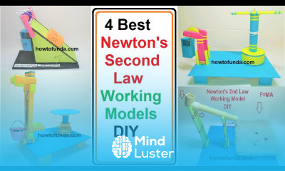 4 best newton s second law science working model ideas diy using cardboard howtofunda