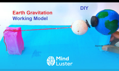 Earth Gravitation Working Model Science Project DIY pandit