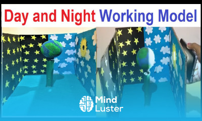 earth day and night working project model DIY science project EARTH ROTATION howtofunda