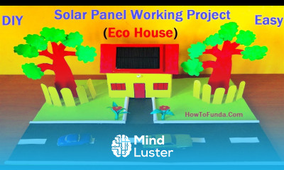 Solar panel working project for school science fair project eco house howtofunda