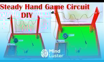 steady hand game electricity science project using solar panel model DIY howtofunda inspire