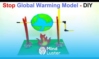 stop global warming model for science fair project diy at home geography project howtofunda