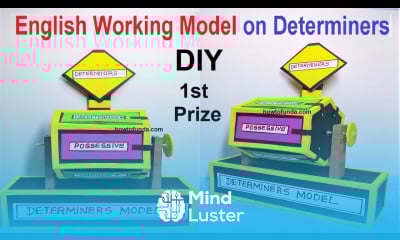 english working model on determiners diy step by step for exhibition howtofunda