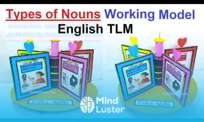 types of nouns working model 3d english tlm diy using cardboard howtofunda