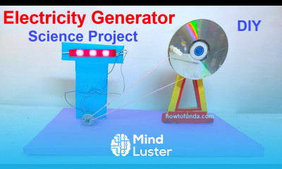 electric generator working model inspire award science project diy howtofunda craftpiller