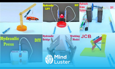 6 hydraulic science projects working model DIY howtofunda