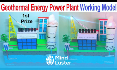 geothermal energy power plant working model science project for exhibition howtofunda