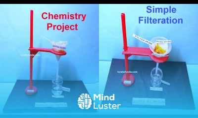 chemistry project simple filtration working model 3d science project diy howtofunda