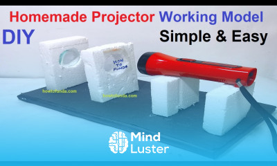 projector working model for science physics project convex lens diy howtofunda