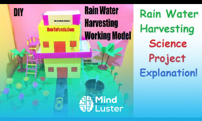 rainwater harvesting explanation for school science exhibition howtofunda