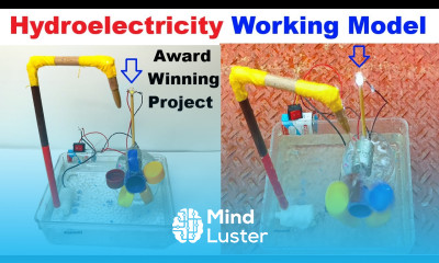 hydroelectricity working model for science project diy diypandit inspire award DIY pandit