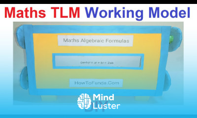 Math s TLM Working Model 3d algebraic formulas DIY for teachers howtofunda craftpiller