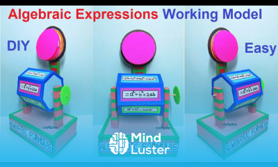 algebraic expressions working model project maths tlm maths project diy craftpiller