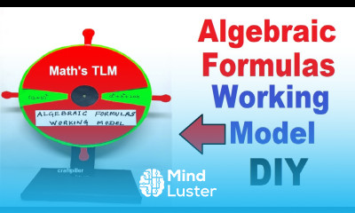 maths TLM algebra formula working model DIY craftpiller howtofunda