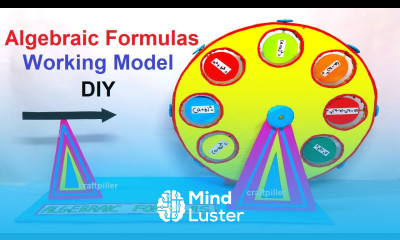 algebraic formulas working model maths working model tlm diy craftpiller