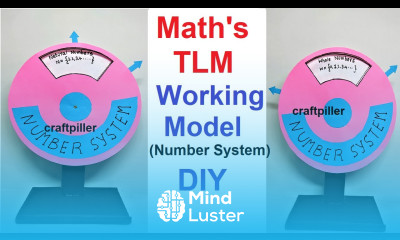 maths tlm working model number system diy craftpiller howtofunda