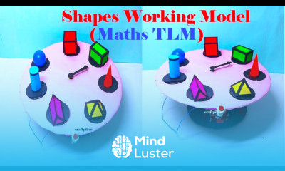 shapes working model 3d maths project maths tlm volume and area formulas diy craftpiller