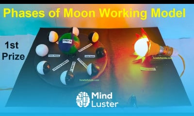 phases of moon working model diy simple science project howtofunda lunar solar eclipse