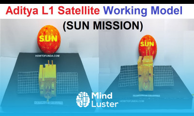 ADITYA L1 SATELLITE WORKING MODEL SUN MISSION SCIENCE PROJECT DIY howtofunda