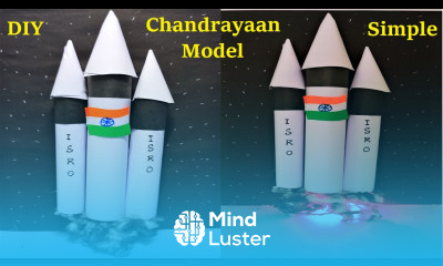 chandrayaana 3 working model school science exhibition diy using paper DIY pandit