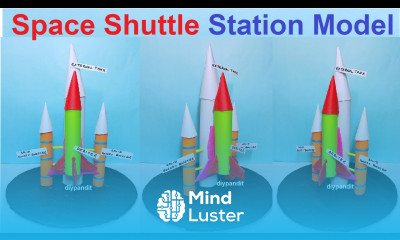 space shuttle station model for school science project diy simple and easy DIY pandit