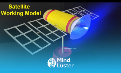 satellite working model science project for exhibition diy simple easy howtofunda