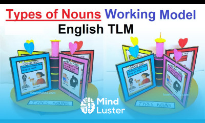 types of nouns working model 3d english tlm diy using cardboard howtofunda