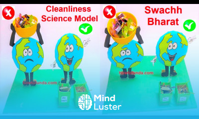 health and cleanliness science model swachh bharat project making diy howtofunda still model