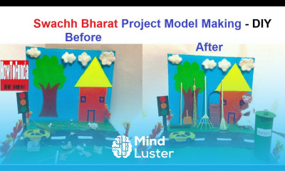 swachh bharat project model making working model abhiyan 2025 health cleanliness howtofunda