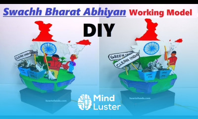 swachh bharat abhiyan working model science exhibition diy simple steps by steps howtofunda