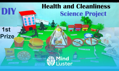 health and cleanliness project health well being science project exhibition diy howtofunda