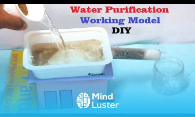 water purifier working model science project exhibition simple and easy DIY pandit