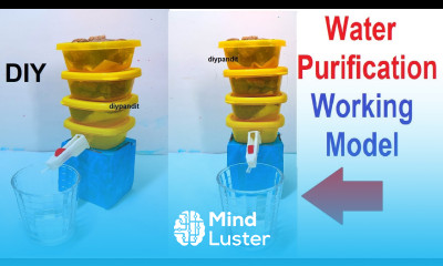 water purifier filter working model science project ideas water filter exhibition DIY pandit