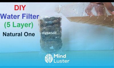 waste water purification management working model science project ideas water filter DIY pandit