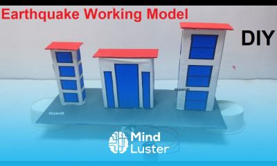 earthquake working model science project for exhibition simple and easy diypandit