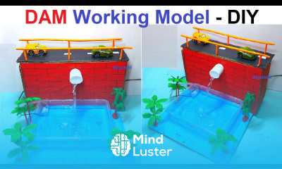 DAM WORKING MODEL for school science project exhibition diy at home simple and easy DIY pandit