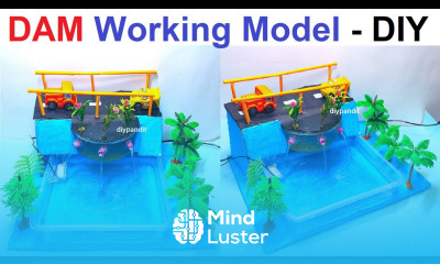 dam working model 3d science exhibition project simple and easy diy DIY pandit