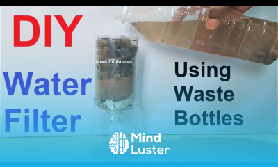 how to make water purifier filter working model for science project using waste bottles howtofunda