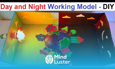 day and night working model for science project exhibition simple and easy diy howtofunda