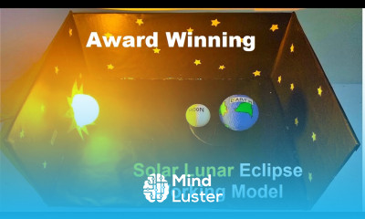 solar lunar eclipse working model science project diy howtofunda craftpiller