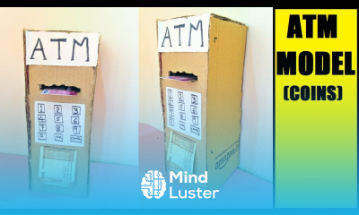 ATM Working Model Coin Vending Machine From Cardboard DIY science project howtofunda