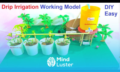 DIY Drip Irrigation Working Model Innovative Science Exhibition Idea howtofunda